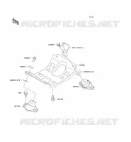 ENGINE MOUNT voor Kawasaki JET SKI SC 1992