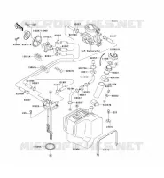 FUEL TANK voor Kawasaki JET SKI SC 1992