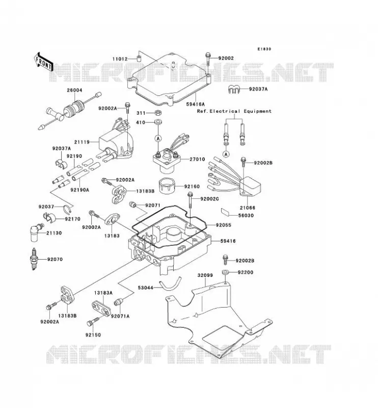 IGNITION SYSTEM Kawasaki JET SKI 650 1993 JET SKI SC  JL650-A3