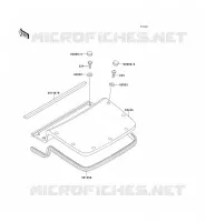 ENGINE COVER voor Kawasaki JET SKI SC 1995