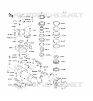 EXHAUST voor Kawasaki JET SKI SC 1995