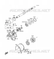 DRIVE SHAFT voor Kawasaki JET SKI 300SX 1990