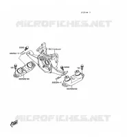 ENGINE MOUNT voor Kawasaki JET SKI 300SX 1990