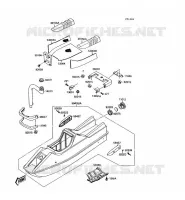 COVER voor Kawasaki JET SKI 300SX 1991