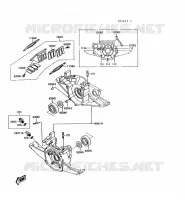 CRANKCASE(S) voor Kawasaki JET SKI 300SX 1991
