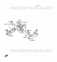 ENGINE MOUNT voor Kawasaki JET SKI 300SX 1991
