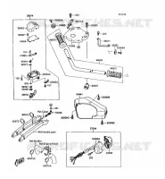 HANDLEBAR voor Kawasaki JET SKI 300SX 1991