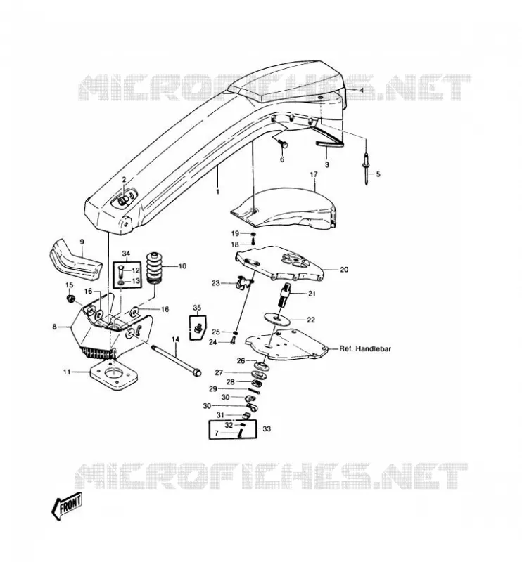 ROD - SWITCH Kawasaki JET SKI 440 1987 JET SKI 440  JS440-A11