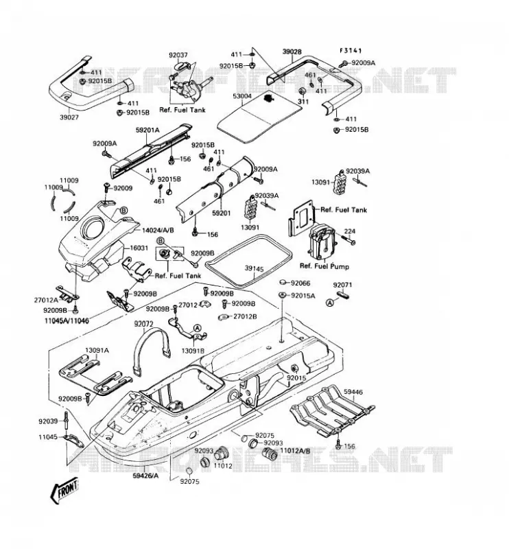 COVER Kawasaki JET SKI 650 1990 JET SKI 650SX  JS650-A4