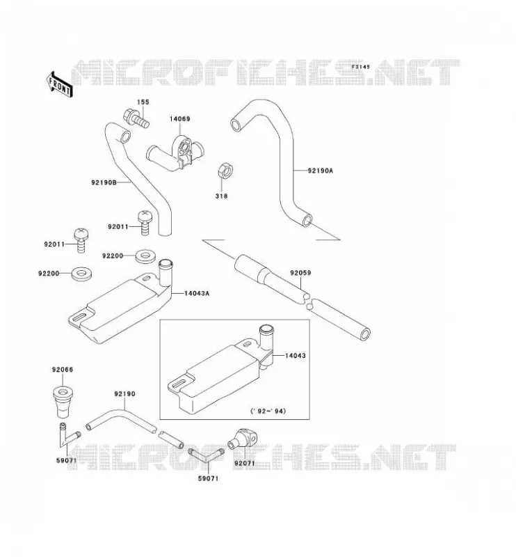 SHIM SYSTEM Kawasaki JET SKI 750 1993 JET SKI 750 SX  JS750-A2