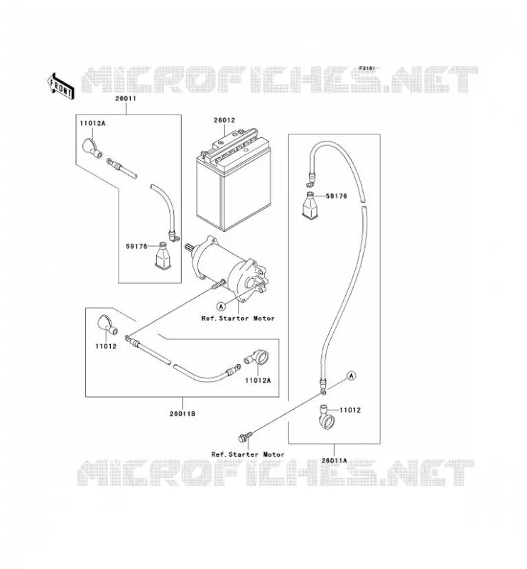 ELECTRIC EQUIPMENT Kawasaki JET SKI 750 2000 JET SKI 750 SXI PRO  JS750-C3