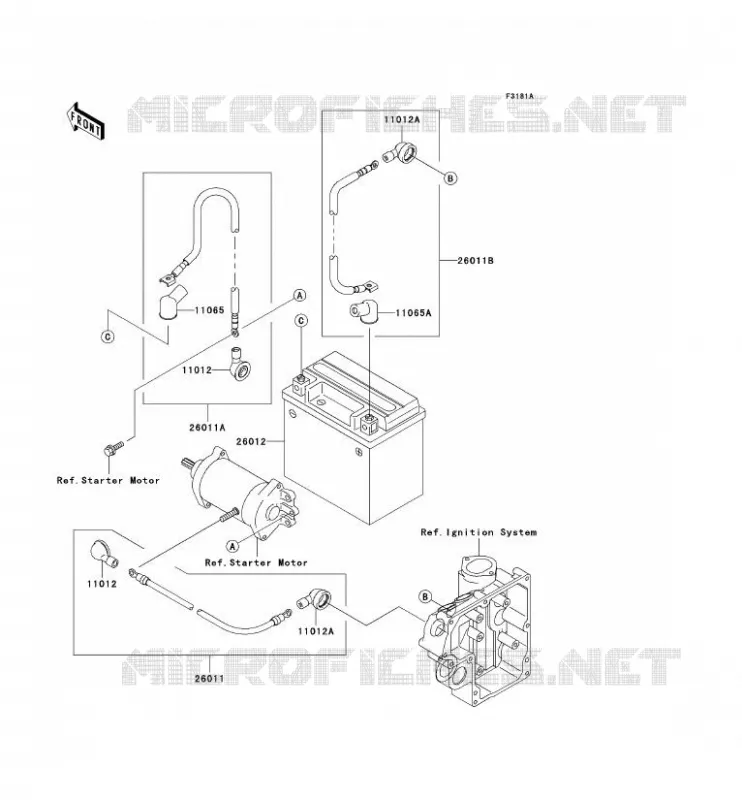 ELECTRIC EQUIPMENT Kawasaki JET SKI 800 2008 JET SKI 800 SX-R  JS800A8F