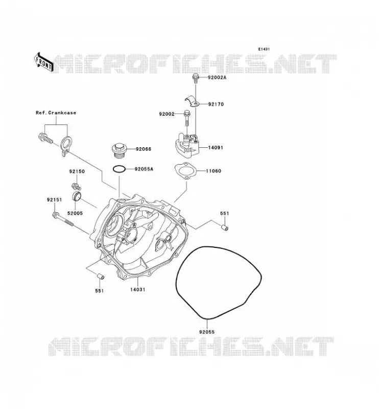 ENGINE COVERS Kawasaki JET SKI 1200 2003 JET SKI 1200 STX-R  JT1200-A2