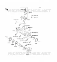 CRANKSHAFT voor Kawasaki JET SKI STX-12F 2004