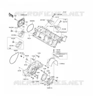 ENGINE COVERS voor Kawasaki JET SKI STX-12F 2004