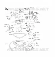 FRONT HULL PARTS voor Kawasaki JET SKI STX-12F 2004