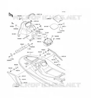MIDDLE HULL PARTS voor Kawasaki JET SKI STX-12F 2004