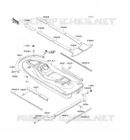 MOUSSE voor Kawasaki JET SKI STX-12F 2004