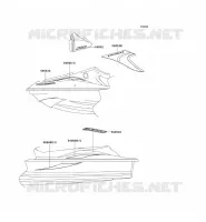 STICKER(WHITE) voor Kawasaki JET SKI STX-12F 2004