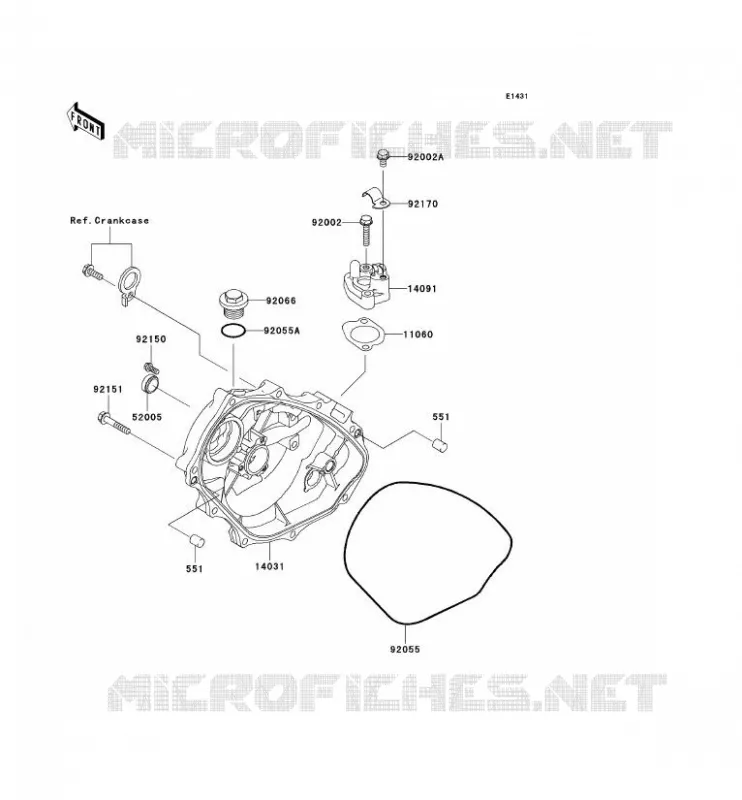 ENGINE COVERS Kawasaki JET SKI 1200 2005 JET SKI 1200 STX-R  JT1200-C2
