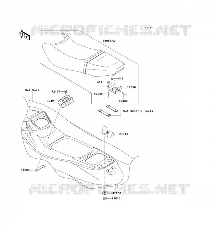 SEAT Kawasaki JET SKI 1200 2005 JET SKI 1200 STX-R  JT1200-C2