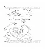 MIDDLE HULL PARTS voor Kawasaki JET SKI STX-15F 2004