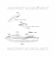 STICKER voor Kawasaki JET SKI STX-15F 2004