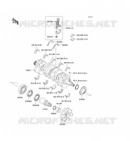 CRANKSHAFT voor Kawasaki JET SKI STX-15F 2005