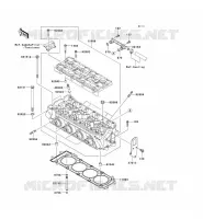 CYLINDER HEAD voor Kawasaki JET SKI STX-15F 2005