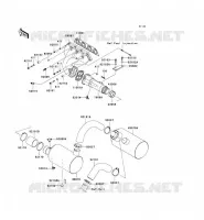 EXHAUST voor Kawasaki JET SKI STX-15F 2005