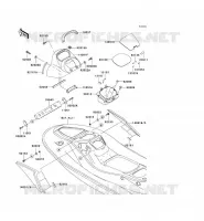 MIDDLE HULL PARTS voor Kawasaki JET SKI STX-15F 2005