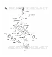 CRANKSHAFT voor Kawasaki JET SKI STX 2010