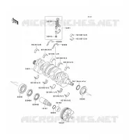 CRANKSHAFT voor Kawasaki JET SKI ULTRA 260X 2009