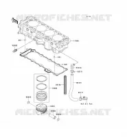 CYLINDER   PISTON  voor Kawasaki JET SKI ULTRA 260X 2009