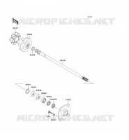 DRIVE SHAFT voor Kawasaki JET SKI ULTRA 260X 2009