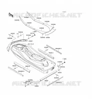 MOUSSE voor Kawasaki JET SKI ULTRA 260X 2009
