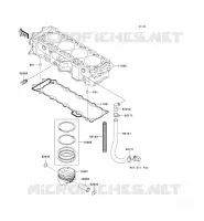 CYLINDER   PISTON  voor Kawasaki JET SKI ULTRA 260X 2009