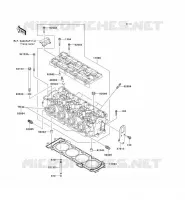 CYLINDER HEAD voor Kawasaki JET SKI ULTRA 260X 2009