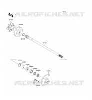 DRIVE SHAFT voor Kawasaki JET SKI ULTRA 260X 2009