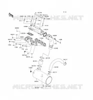 EXHAUST voor Kawasaki JET SKI ULTRA 260X 2009