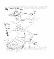 REAR HULL PARTS voor Kawasaki JET SKI ULTRA 260X 2009