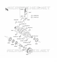 CRANKSHAFT voor Kawasaki JET SKI ULTRA 260X 2010