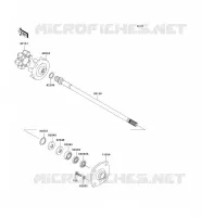 DRIVE SHAFT voor Kawasaki JET SKI ULTRA 260X 2010