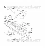 MOUSSE voor Kawasaki JET SKI ULTRA 260X 2010