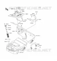 REAR HULL PARTS voor Kawasaki JET SKI ULTRA 260X 2010