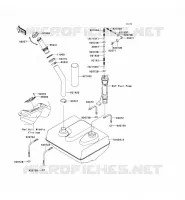 FUEL TANK voor Kawasaki JET SKI ULTRA LX 2010