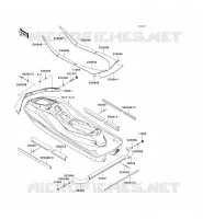 MOUSSE voor Kawasaki JET SKI ULTRA LX 2010