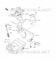 REAR HULL PARTS voor Kawasaki JET SKI ULTRA LX 2011