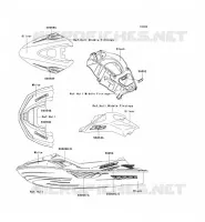 STICKER voor Kawasaki JET SKI ULTRA LX 2011