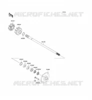 DRIVE SHAFT voor Kawasaki JET SKI ULTRA 300X 2013